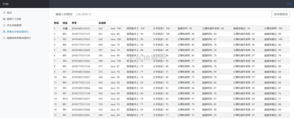 图片[8]-基于springBoot的学生成绩在线管理系统-大头猿源码