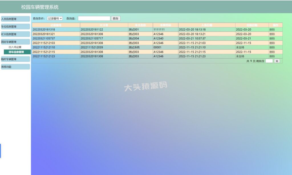 图片[7]-基于servlet的校园车辆管理系统-大头猿源码