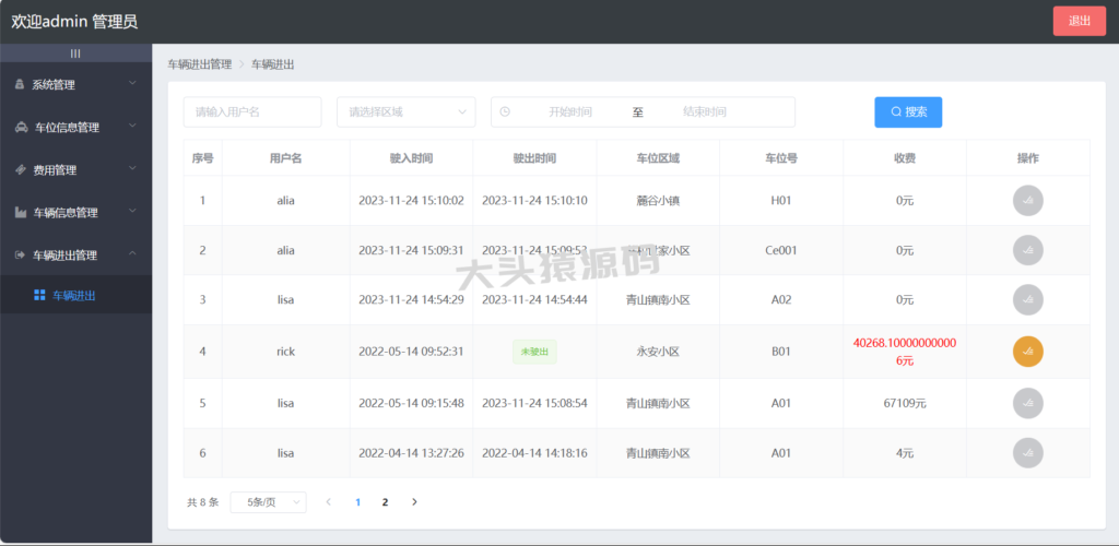 图片[7]-基于springBoot+Vue的停车管理系统-大头猿源码