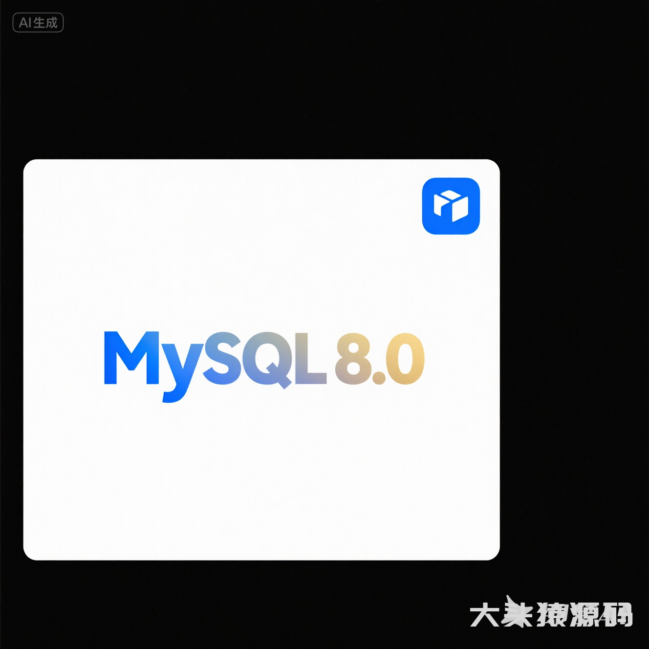 MySQL8.0安装教程-大头猿源码
