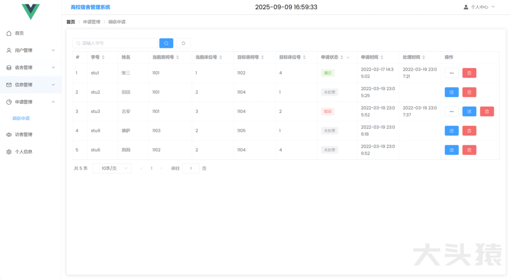 图片[7]-基于SpringBoot+Vue实现的学生宿舍管理系统-大头猿源码
