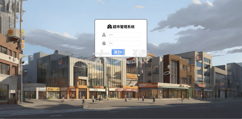 基于SpringBoot和Vue的超市管理系统-大头猿源码